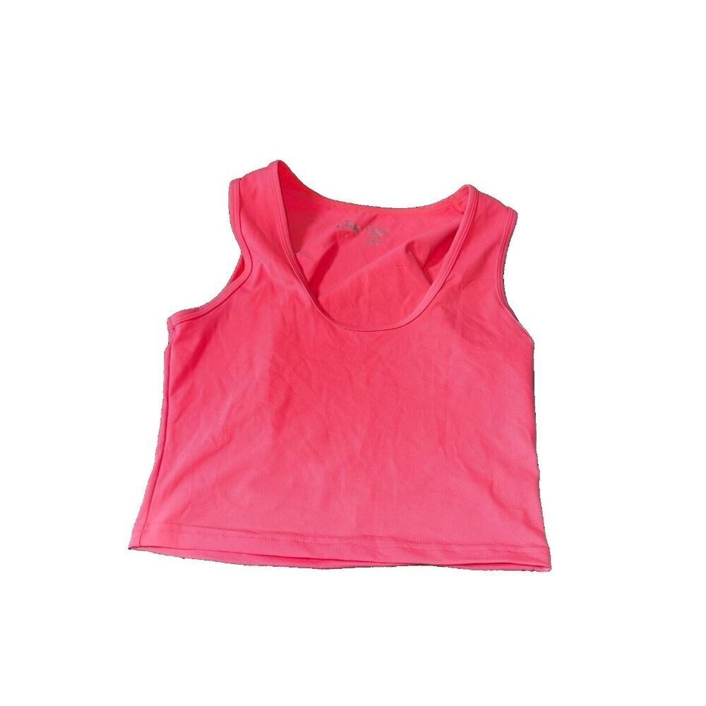 Zyia Pink/Orange Crop Tank Top Size Small